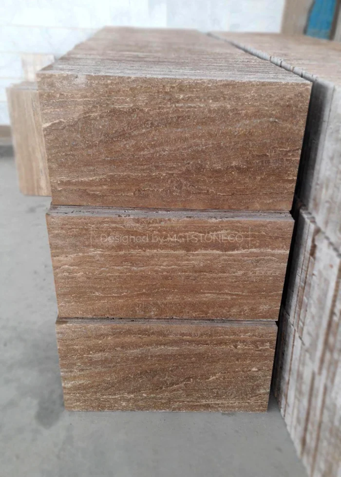 Dark Brown Travertine