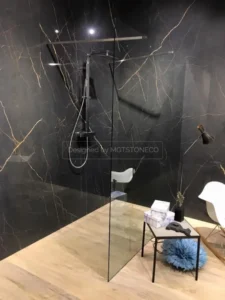 Golden Galaxy Marble