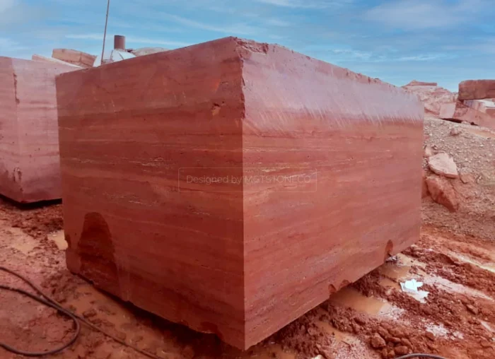 Dark Red Travertine 3